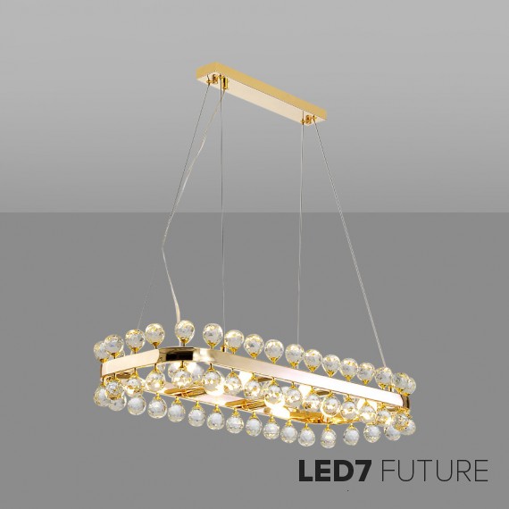 Ritz - Crystall Ball Oval Chandelier